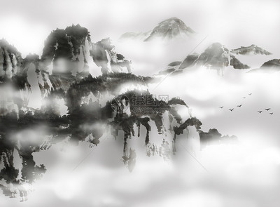 水墨山水 紙上流淌的東方哲思